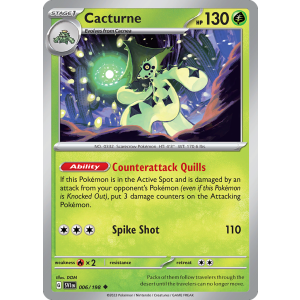 Cacturne 6/198 Pokemon TCG Scarlet & Violet Scarlet & Violet