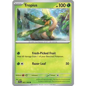 Tropius 7/198 Pokemon TCG Scarlet & Violet Scarlet & Violet