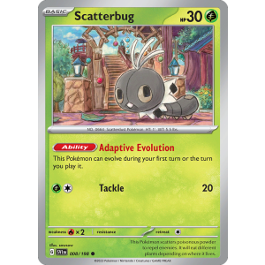 Scatterbug 8/198 Pokemon TCG Scarlet & Violet Scarlet & Violet