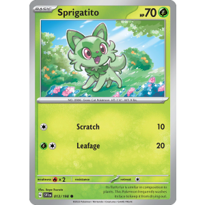 Sprigatito 13/198 Pokemon TCG Scarlet & Violet Scarlet & Violet