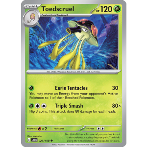 Toedscruel 26/198 Pokemon TCG Scarlet & Violet Scarlet & Violet