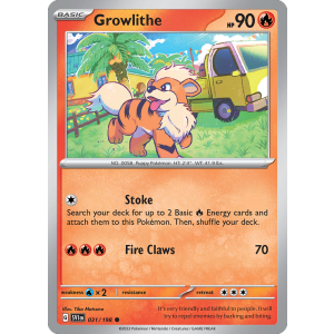 Growlithe 31/198 Pokemon TCG Scarlet & Violet Scarlet & Violet