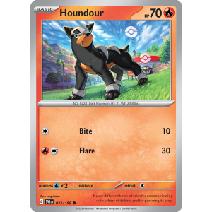 Houndour 33/198 Pokemon TCG Scarlet & Violet Scarlet & Violet