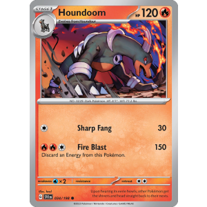 Houndoom 34/198 Pokemon TCG Scarlet & Violet Scarlet & Violet