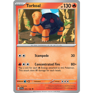 Torkoal 35/198 Pokemon TCG Scarlet & Violet Scarlet & Violet