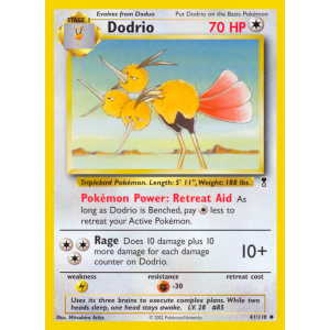 Dodrio 41/110 Pokemon TCG Other Legendary Collection