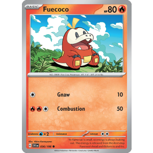 Fuecoco 36/198 Pokemon TCG Scarlet & Violet Scarlet & Violet