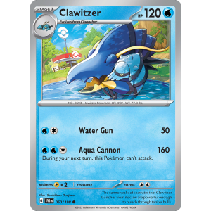 Clawitzer 50/198 Pokemon TCG Scarlet & Violet Scarlet & Violet