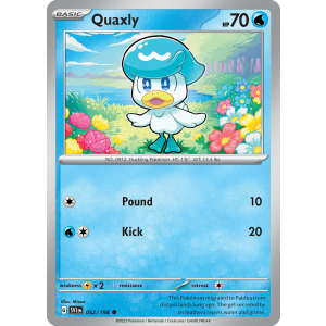 Quaxly 52/198 Pokemon TCG Scarlet & Violet Scarlet & Violet