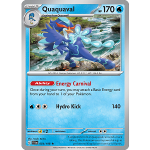 Quaquaval 54/198 Pokemon TCG Scarlet & Violet Scarlet & Violet