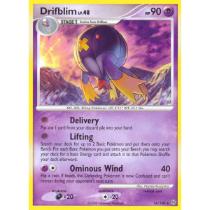 Drifblim 16/100 Pokemon TCG Diamond & Pearl Stormfront