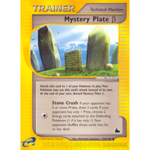 Mystery Plate 134/144 Pokemon TCG E-Card Skyridge