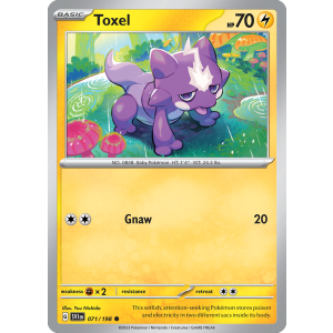 Toxel 71/198 Pokemon TCG Scarlet & Violet Scarlet & Violet