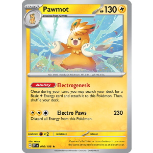 Pawmot 76/198 Pokemon TCG Scarlet & Violet Scarlet & Violet