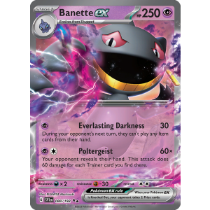 Double Rare Banette ex 88/198 Pokemon TCG Scarlet & Violet Scarlet & Violet