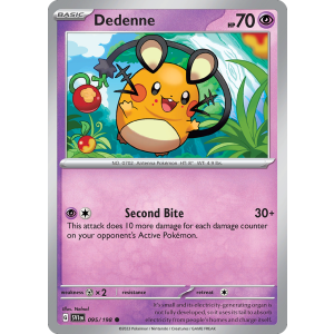 Dedenne 95/198 Pokemon TCG Scarlet & Violet Scarlet & Violet