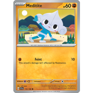 Meditite 110/198 Pokemon TCG Scarlet & Violet Scarlet & Violet