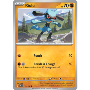 Riolu 113/198 Pokemon TCG Scarlet & Violet Scarlet & Violet