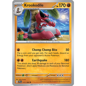 Krookodile 117/198 Pokemon TCG Scarlet & Violet Scarlet & Violet