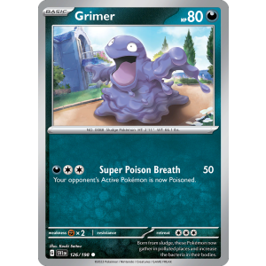 Grimer 126/198 Pokemon TCG Scarlet & Violet Scarlet & Violet