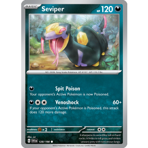 Seviper 128/198 Pokemon TCG Scarlet & Violet Scarlet & Violet