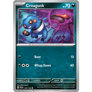 Croagunk 130/198 Pokemon TCG Scarlet & Violet Scarlet & Violet