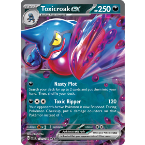 Double Rare Toxicroak ex 131/198 Pokemon TCG Scarlet & Violet Scarlet & Violet