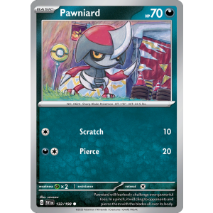 Pawniard 132/198 Pokemon TCG Scarlet & Violet Scarlet & Violet