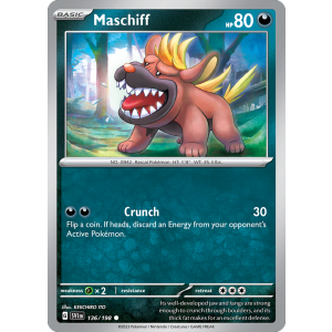 Maschiff 136/198 Pokemon TCG Scarlet & Violet Scarlet & Violet