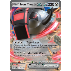 Double Rare Iron Treads ex 143/198 Pokemon TCG Scarlet & Violet Scarlet & Violet