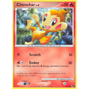 Chimchar 14/17 Pokemon TCG POP POP Series 6