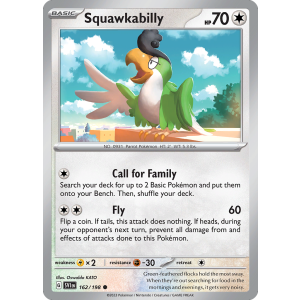 Squawkabilly 162/198 Pokemon TCG Scarlet & Violet Scarlet & Violet