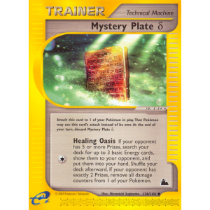 Mystery Plate 136/144 Pokemon TCG E-Card Skyridge