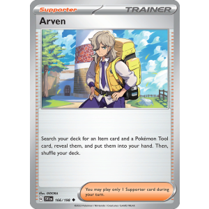 Arven 166/198 Pokemon TCG Scarlet & Violet Scarlet & Violet