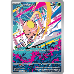 Illustration Rare Toedscool 201/198 Pokemon TCG Scarlet & Violet Scarlet & Violet