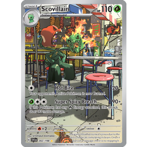 Illustration Rare Scovillain 202/198 Pokemon TCG Scarlet & Violet Scarlet & Violet