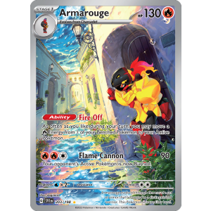 Illustration Rare Armarouge 203/198 Pokemon TCG Scarlet & Violet Scarlet & Violet