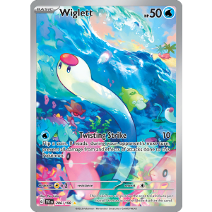 Illustration Rare Wiglett 206/198 Pokemon TCG Scarlet & Violet Scarlet & Violet