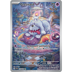 Illustration Rare Greavard 214/198 Pokemon TCG Scarlet & Violet Scarlet & Violet