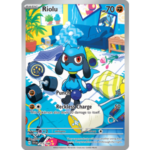 Illustration Rare Riolu 215/198 Pokemon TCG Scarlet & Violet Scarlet & Violet