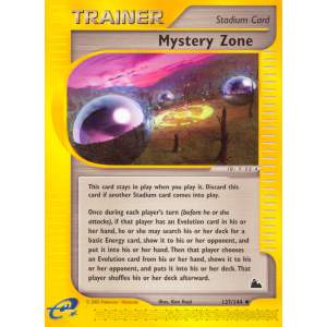 Mystery Zone 137/144 Pokemon TCG E-Card Skyridge