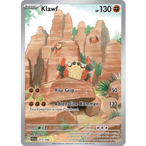 Illustration Rare Klawf 217/198 Pokemon TCG Scarlet & Violet Scarlet & Violet