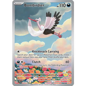 Illustration Rare Bombirdier 219/198 Pokemon TCG Scarlet & Violet Scarlet & Violet