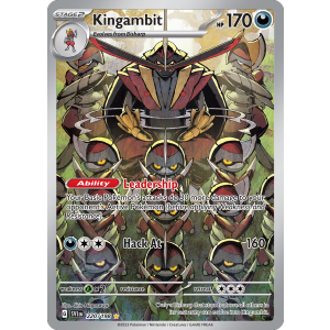 Illustration Rare Kingambit 220/198 Pokemon TCG Scarlet & Violet Scarlet & Violet