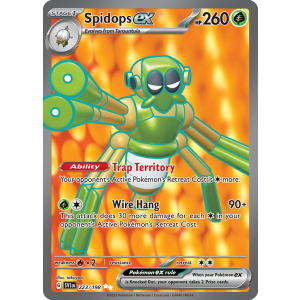 Ultra Rare Spidops ex 223/198 Pokemon TCG Scarlet & Violet Scarlet & Violet