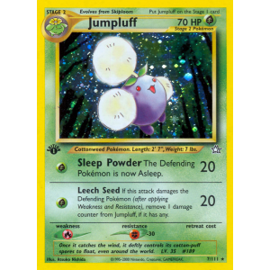 Rare Holo Jumpluff 7/111 Pokemon TCG Neo Neo Genesis