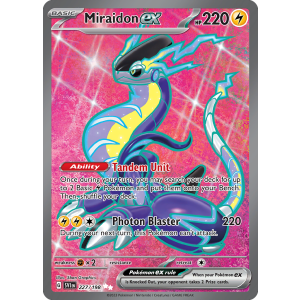 Ultra Rare Miraidon ex 227/198 Pokemon TCG Scarlet & Violet Scarlet & Violet