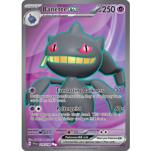 Ultra Rare Banette ex 229/198 Pokemon TCG Scarlet & Violet Scarlet & Violet