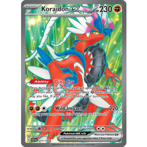 Ultra Rare Koraidon ex 231/198 Pokemon TCG Scarlet & Violet Scarlet & Violet