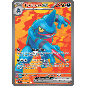 Ultra Rare Toxicroak ex 232/198 Pokemon TCG Scarlet & Violet Scarlet & Violet